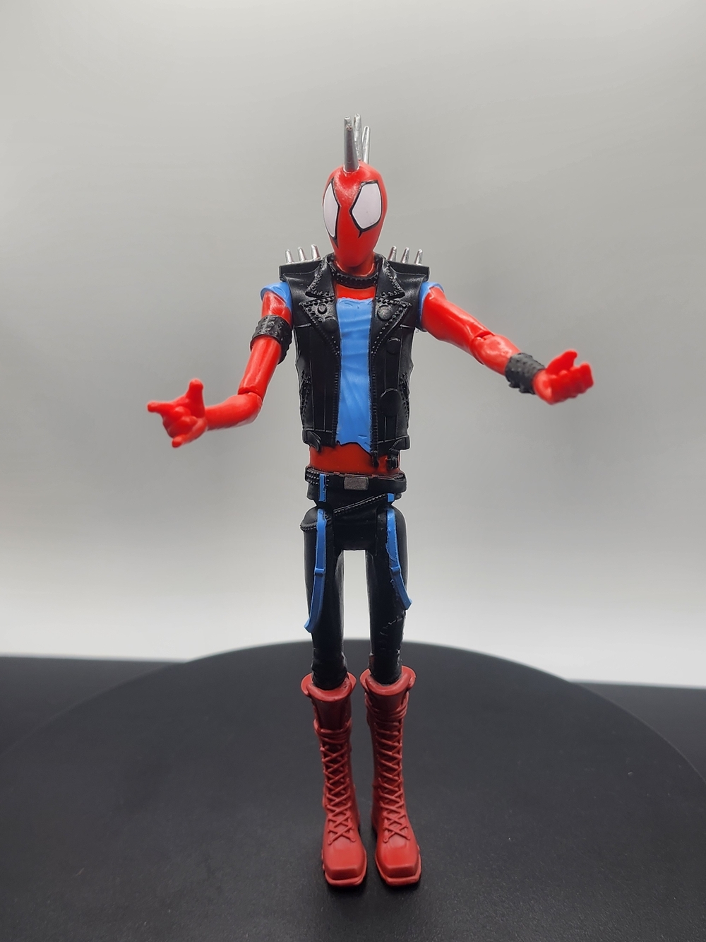 Marvel Red & Blue Punk Spidey Action Figure